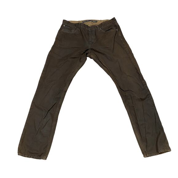 Ralph Lauren Black Label Waxed Cotton Slim Jeans Men's 34x31 Casual